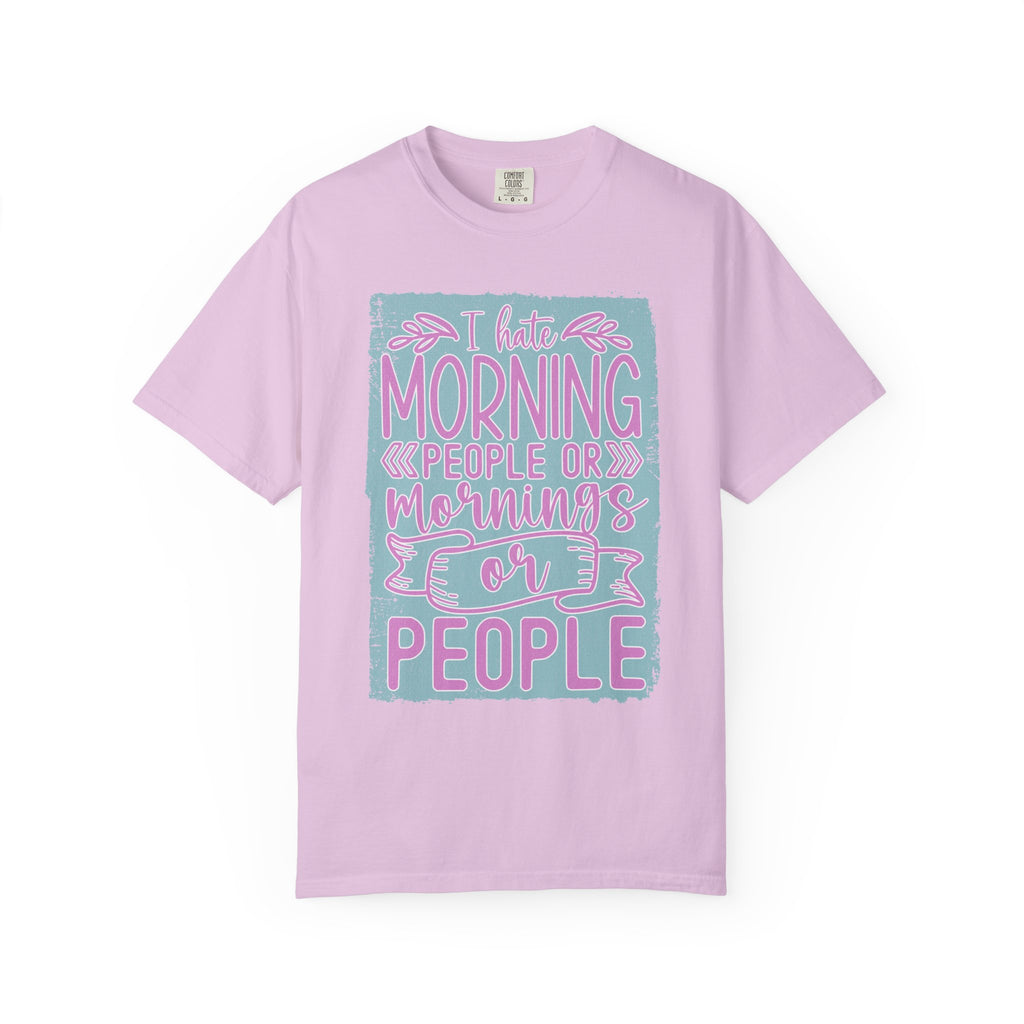 Textured Morning People Or Mornings For People T-Shirt