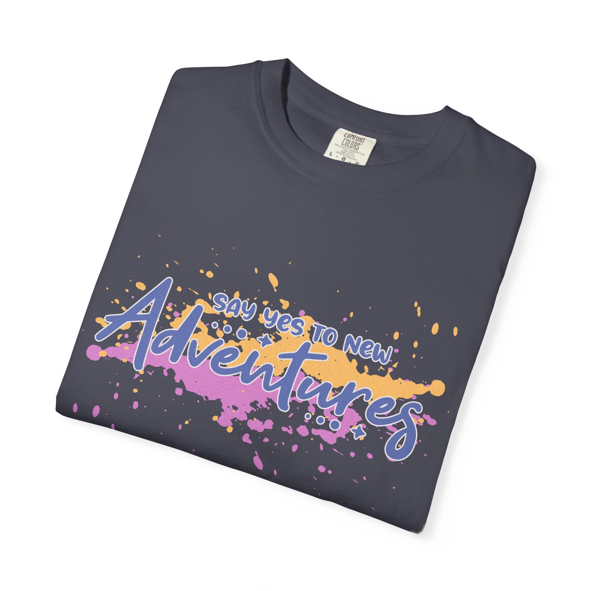 Adventure T‑Shirt – "Say Yes to New Adventures" Graphic Tee