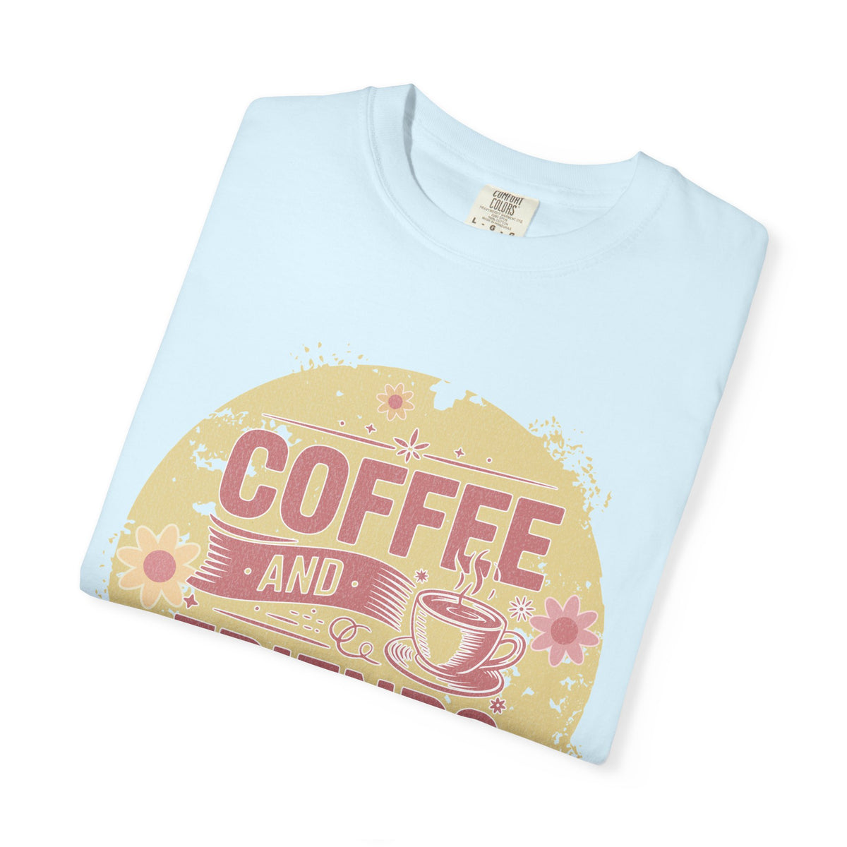 Coffee and Friends Textured T-Shirt — 'Makes the Perfect Blend' Casual Tee