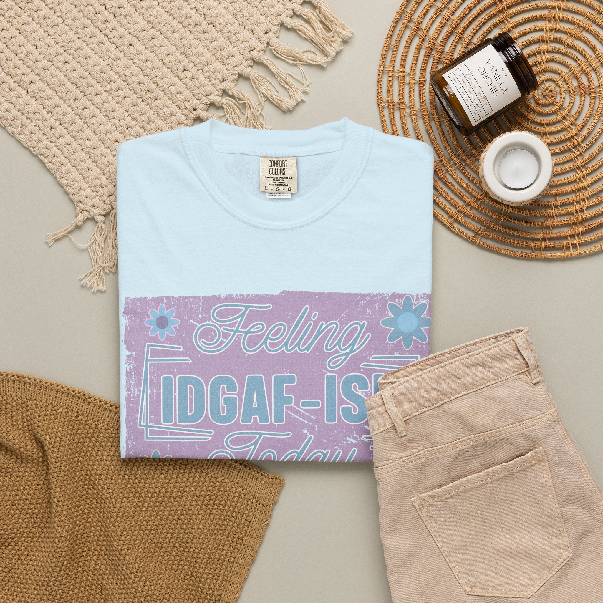 Feeling IDGAF-ish Today Textured T-Shirt