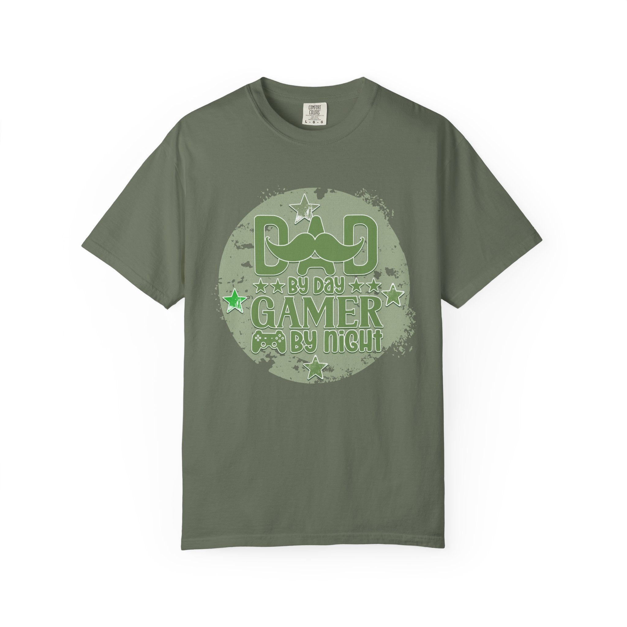 Dad By Day Gamer By Night Textured T-Shirt