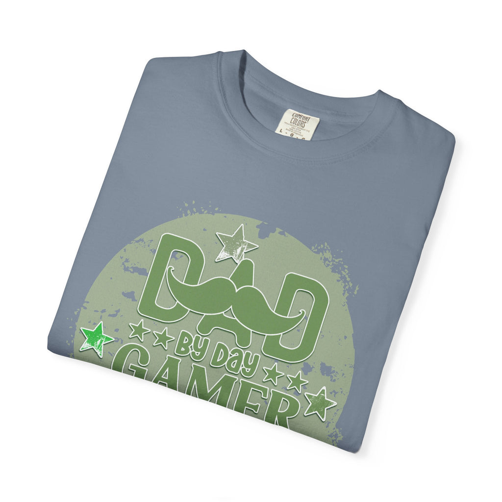 Dad By Day Gamer By Night Textured T-Shirt
