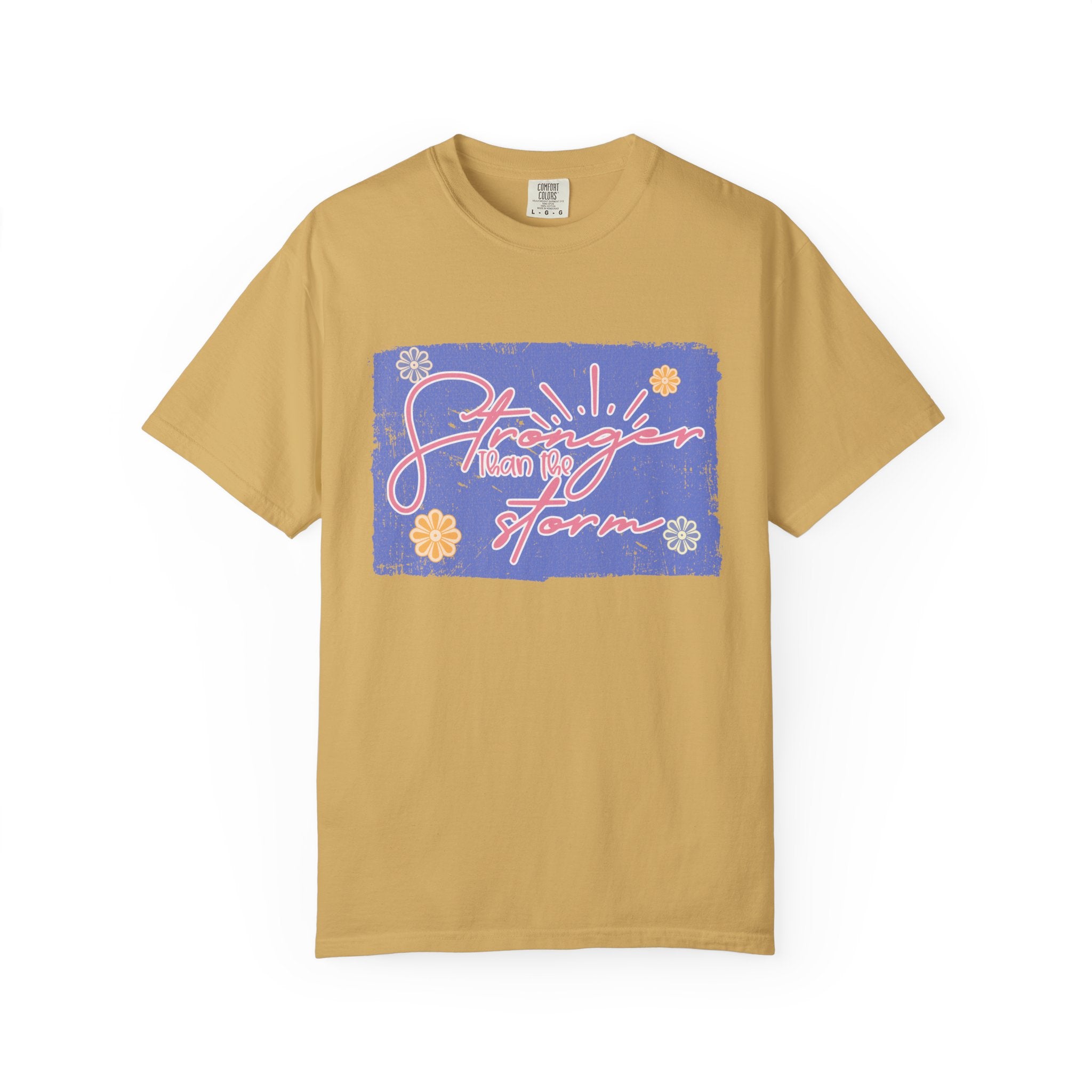 Stranger Than Fiction T-shirt | Textured Retro Script Floral Graphic