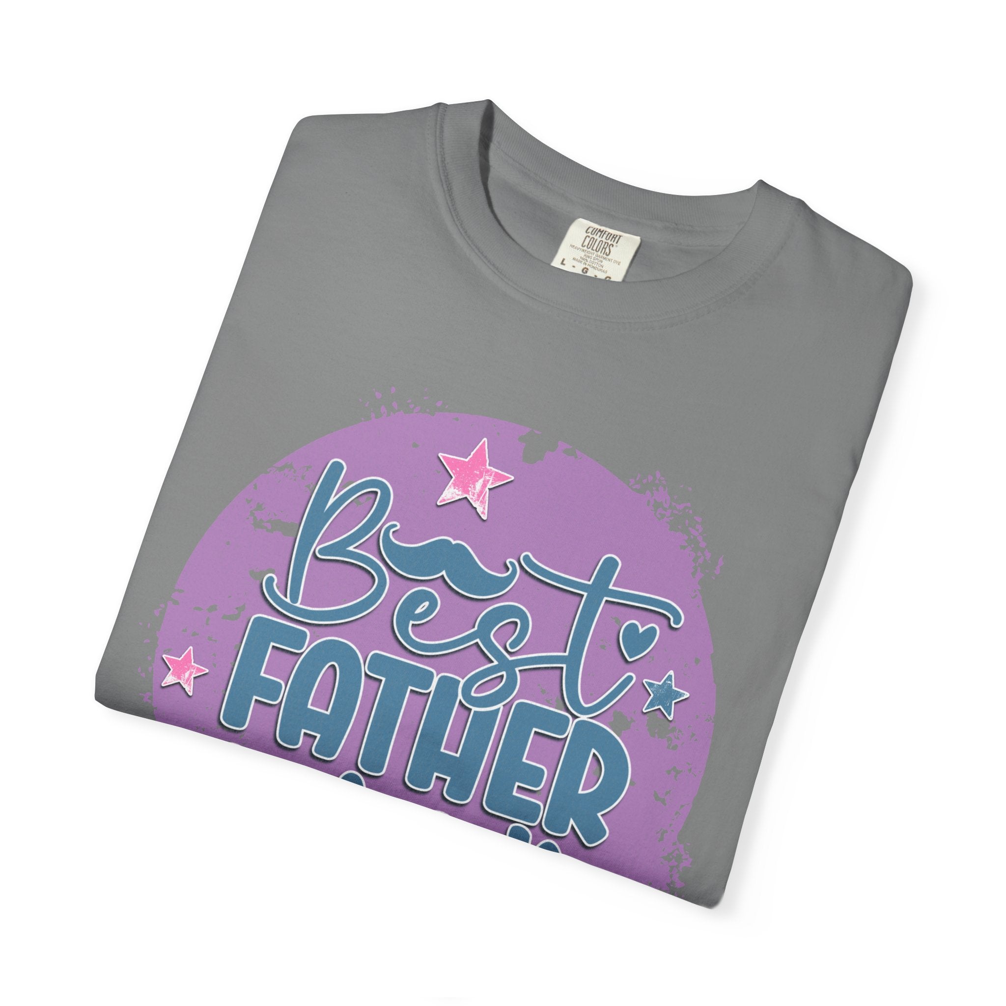 Best Father Ever Textured T-Shirt — Father’s Day Gift Tee