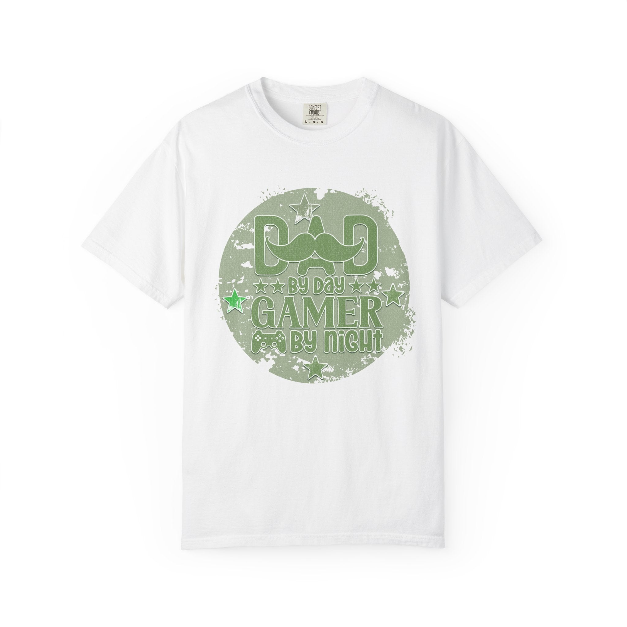 Dad By Day Gamer By Night Textured T-Shirt
