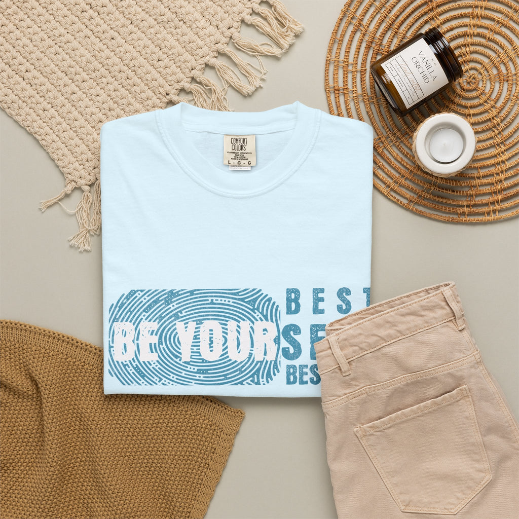 Textured Be Yourself Best Life T-Shirt