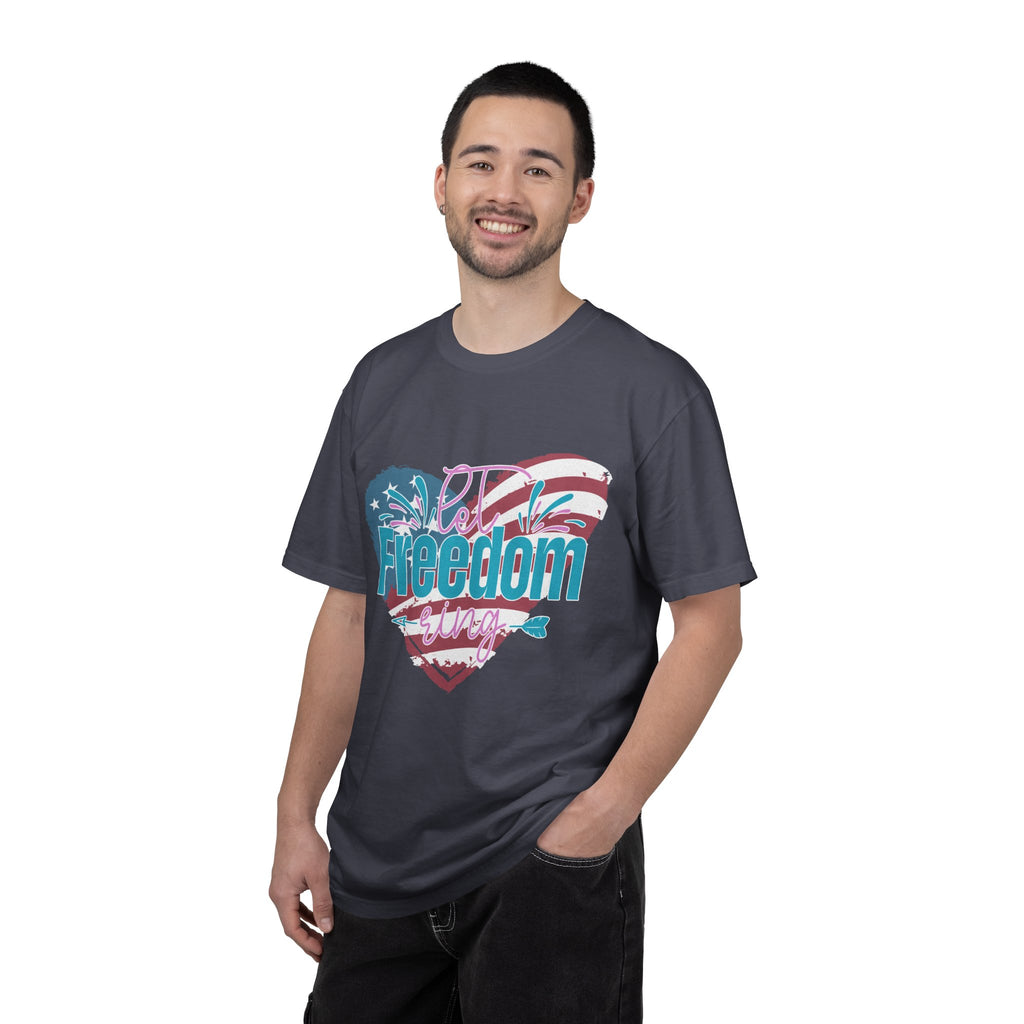 Let Freedom Ring Patriotic  Textured Shirt