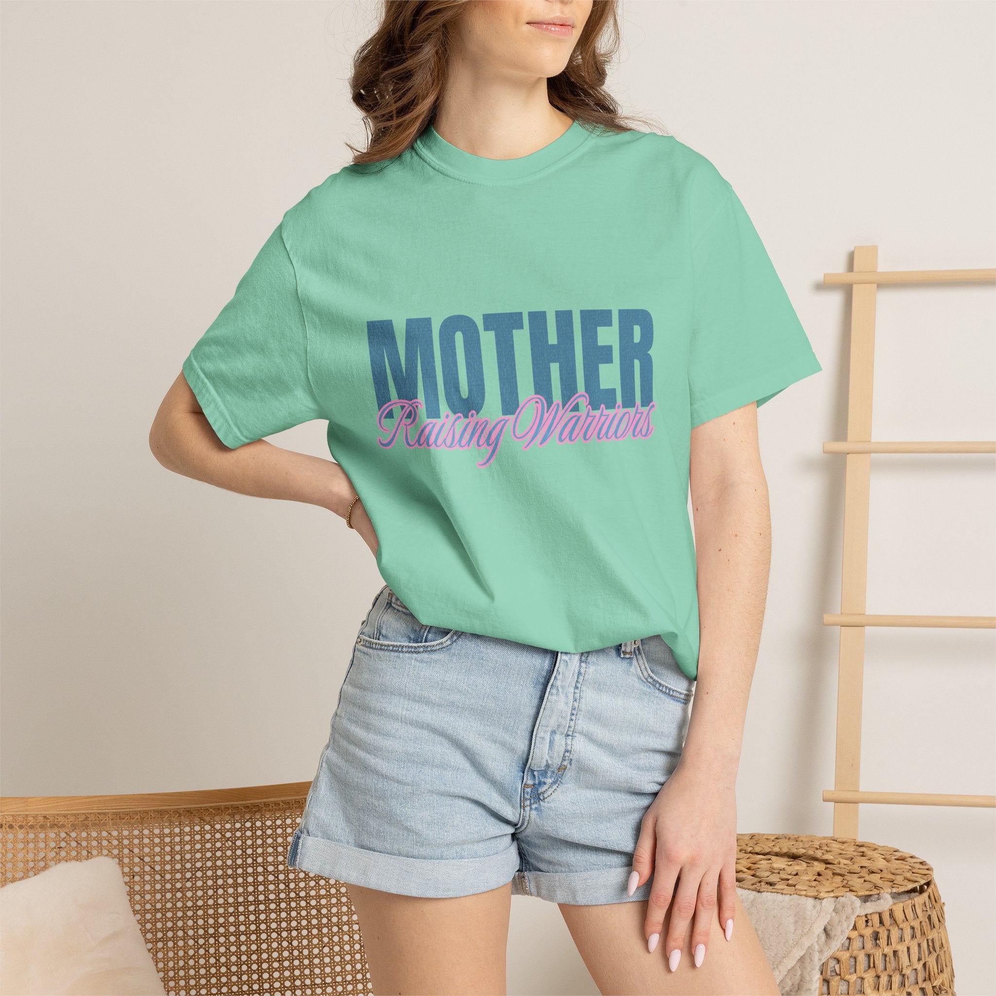 Mother Raising Warriors Retro Textured Tee