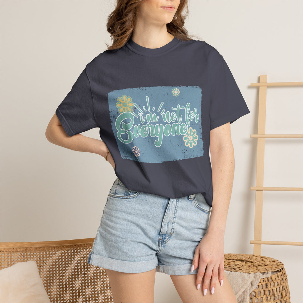 Textured Retro I'm Not For Everyone Tee