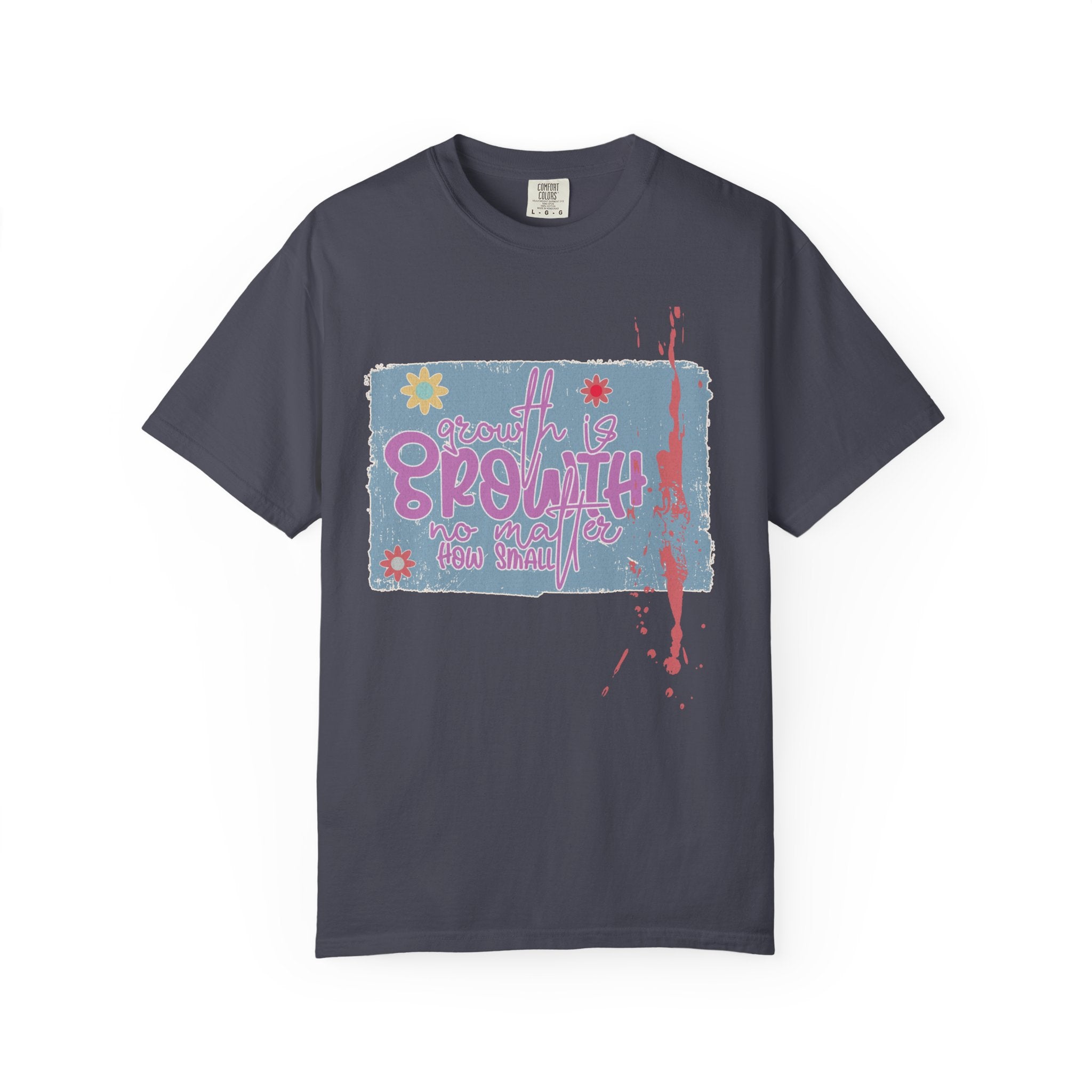 Textured Retro Growth Is Growth Tee