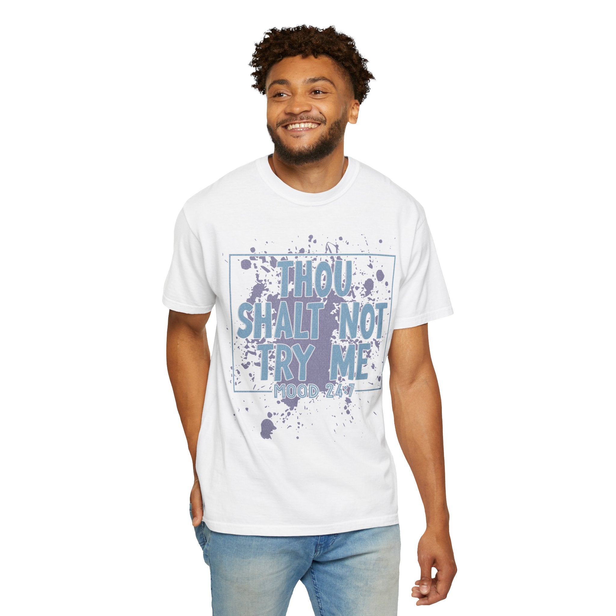 Textured Retro Funny Antisocial Sarcastic Tee