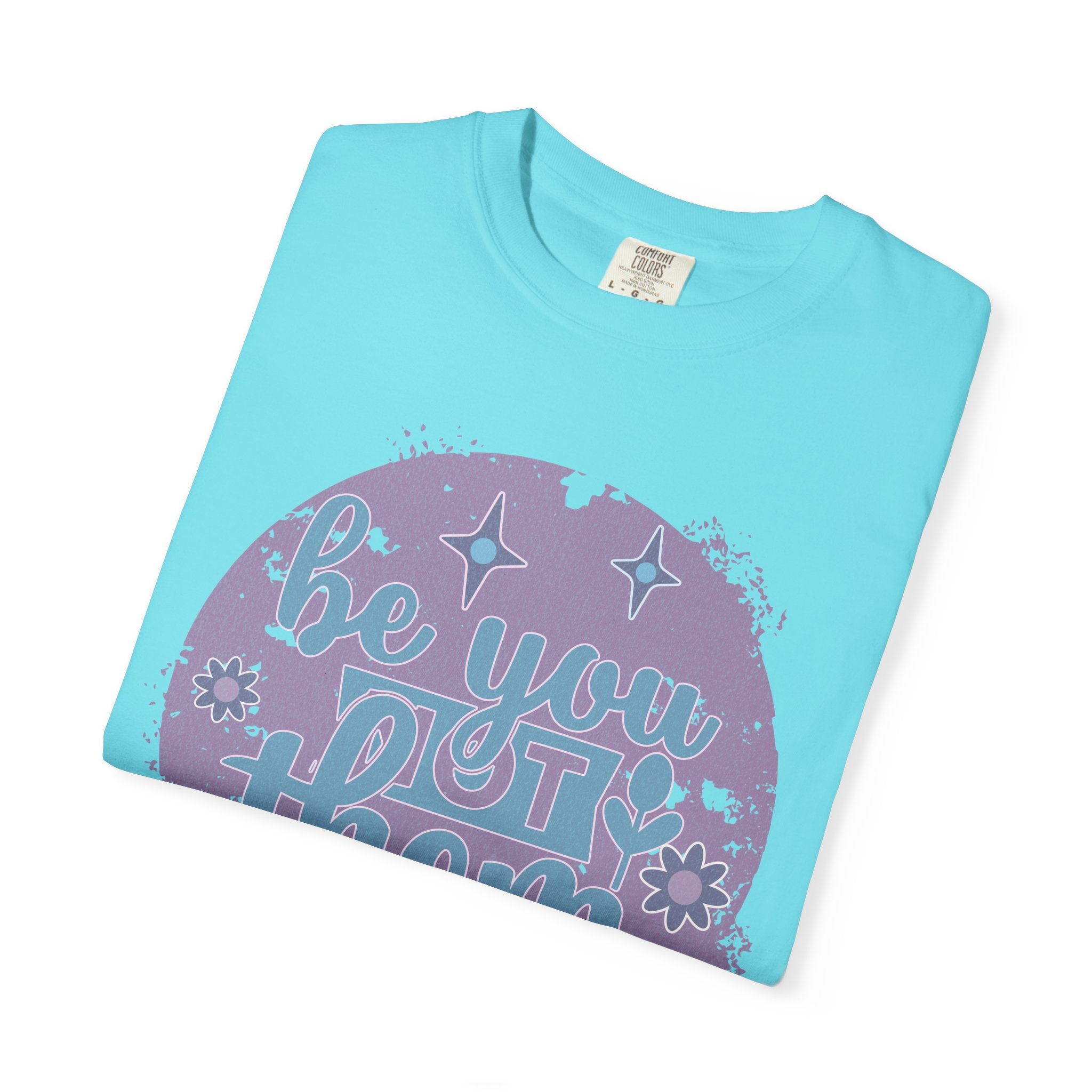 Be You, Not Them Textured T-Shirt — Retro Positive Graphic Tee