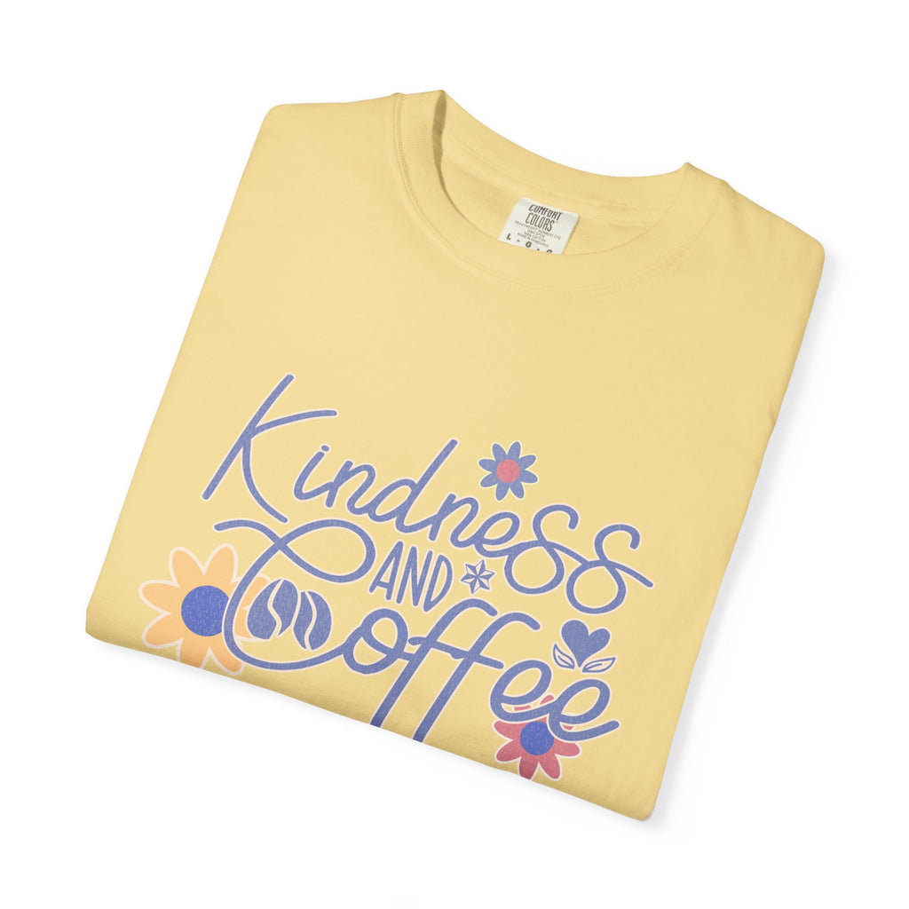Textured Kindness and Coffee T-Shirt