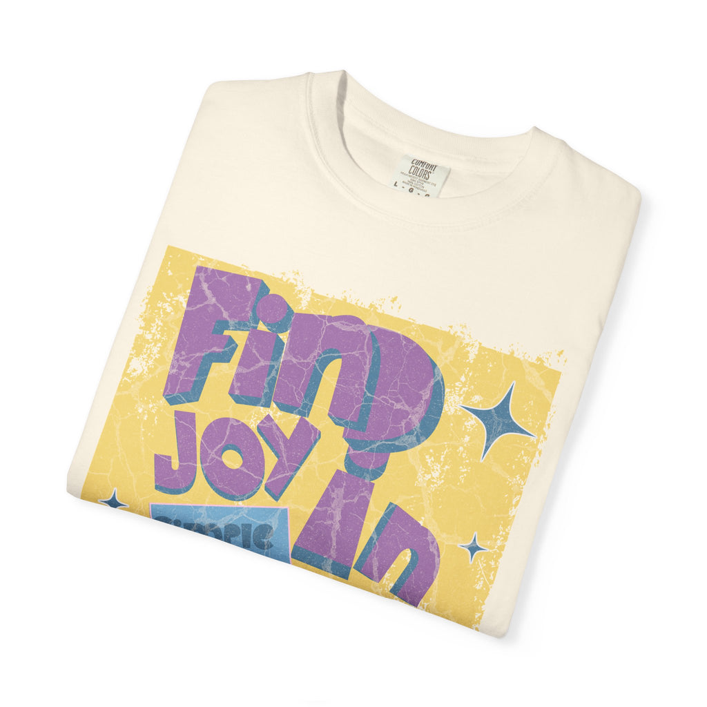 Find Joy In Small Things Textured T-Shirt