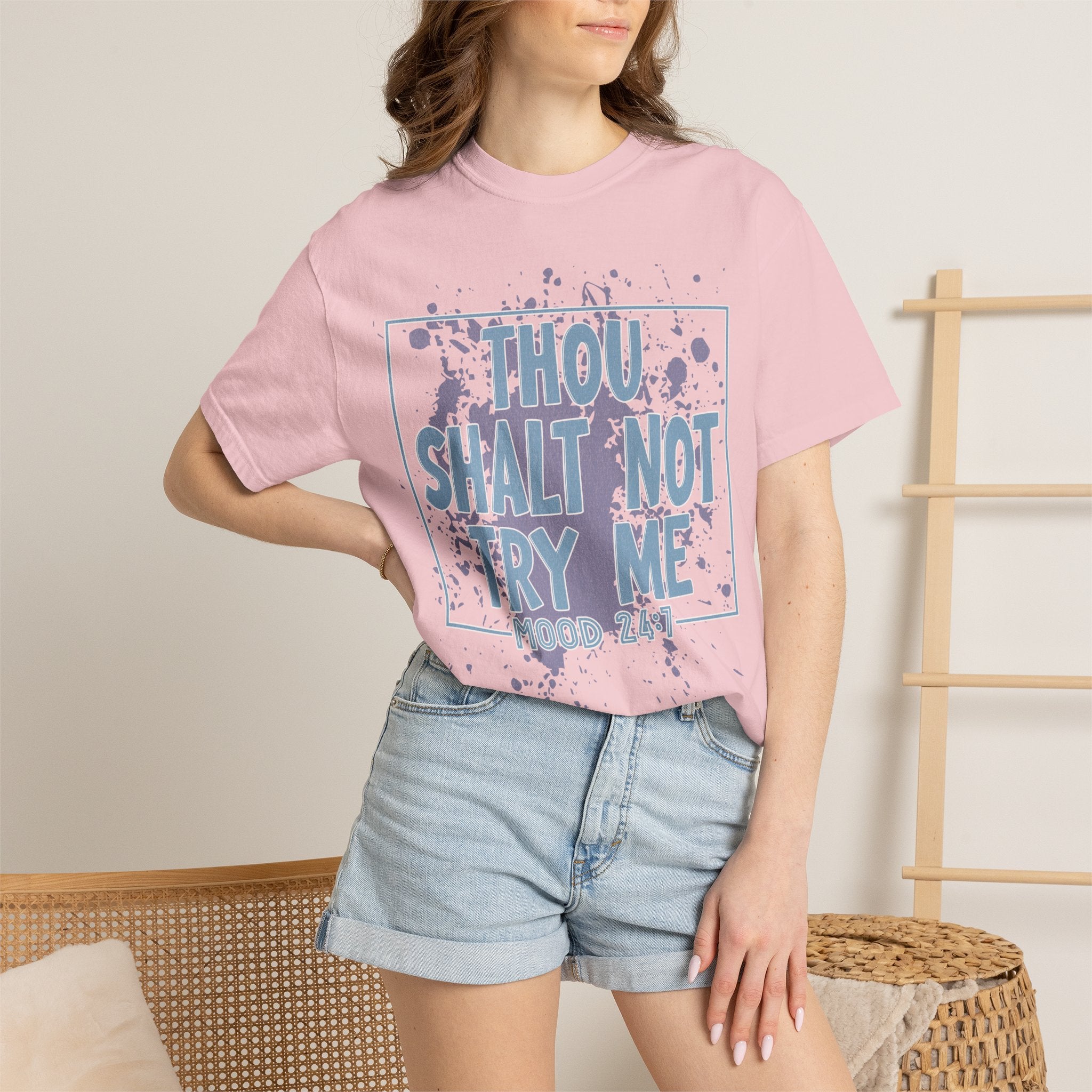 Textured Retro Funny Antisocial Sarcastic Tee