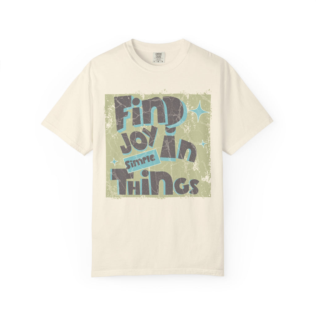 Find Joy In Simple Things Textured T-Shirt