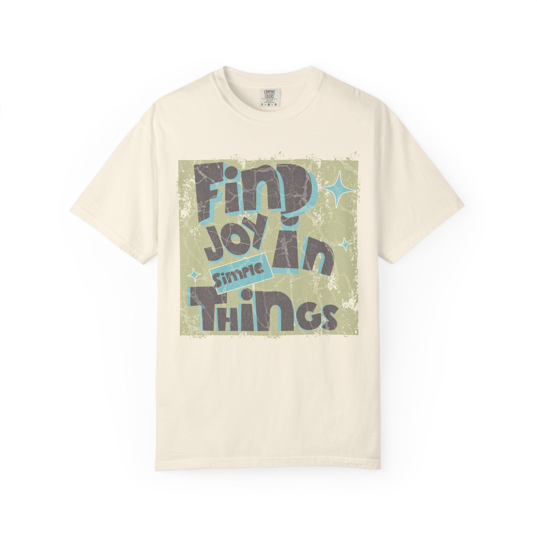 Find Joy In Simple Things Textured T-Shirt