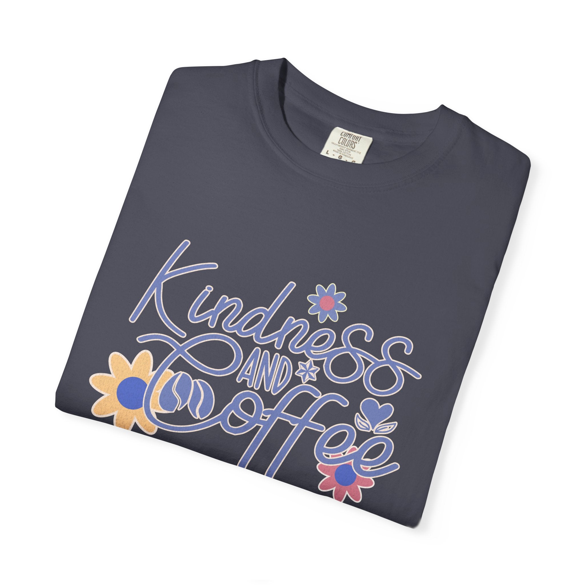 Textured Kindness and Coffee T-Shirt