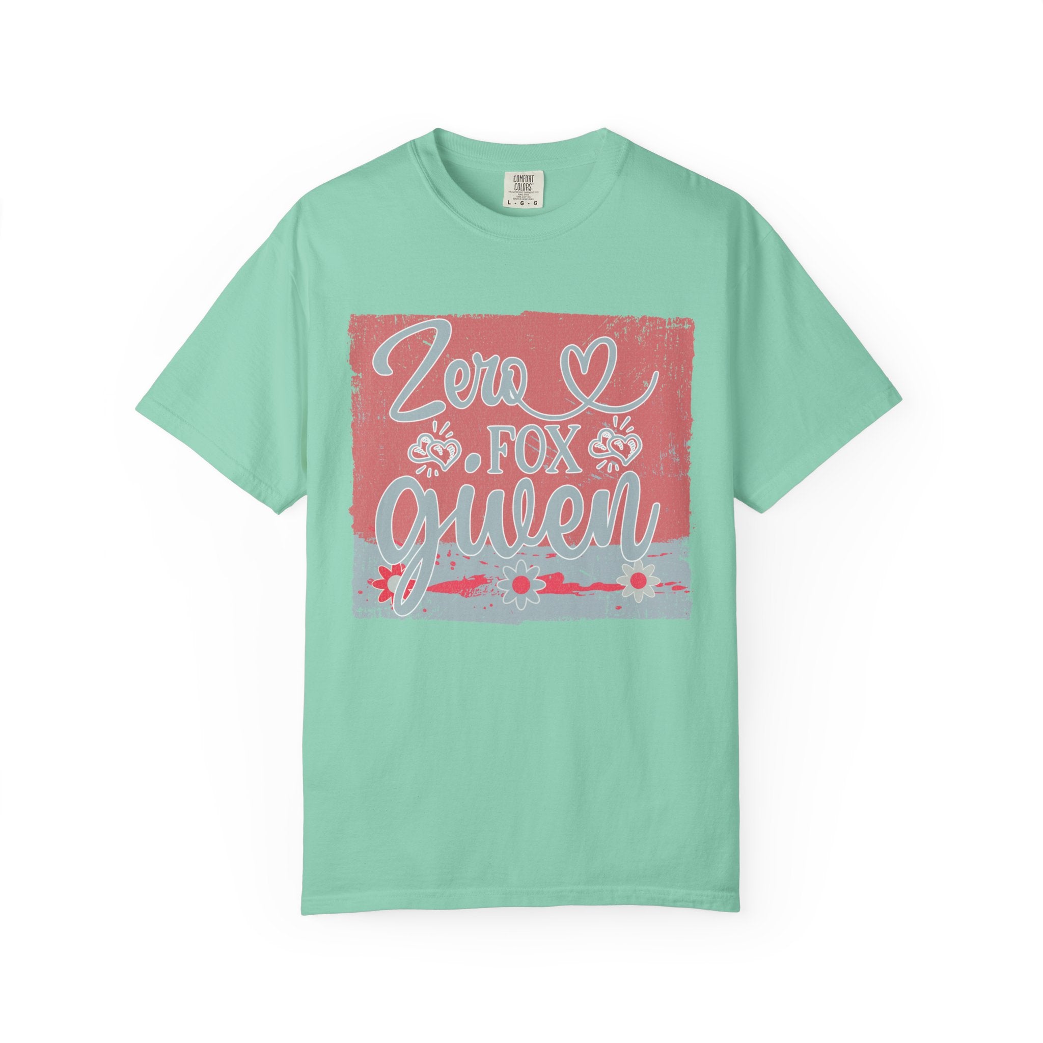 Textured Zero Fox Given T‑Shirt — Funny Retro Rose Graphic Tee
