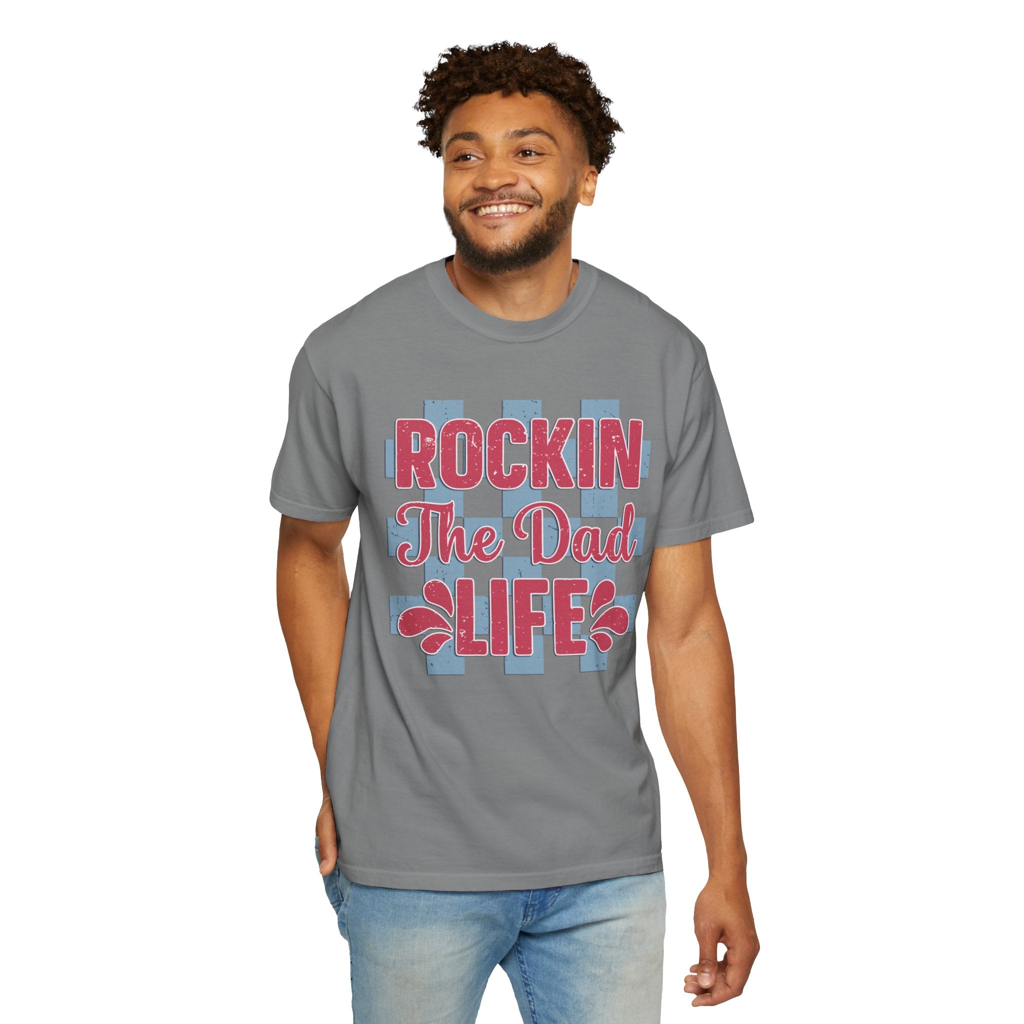 Rockin' The Dad Life Textured T-Shirt