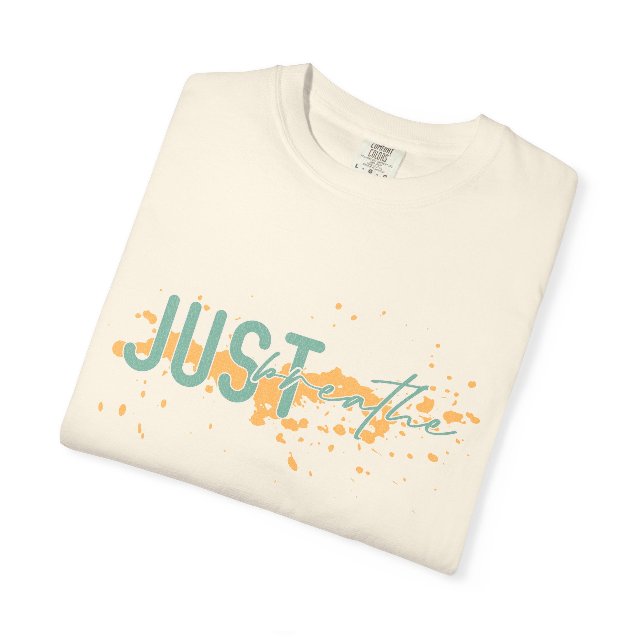 Just Breathe Textured T-Shirt — Relaxed Inspirational Graphic Tee
