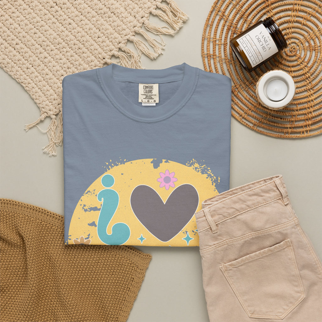 Funny Retro Self Love Retro Textured Tee