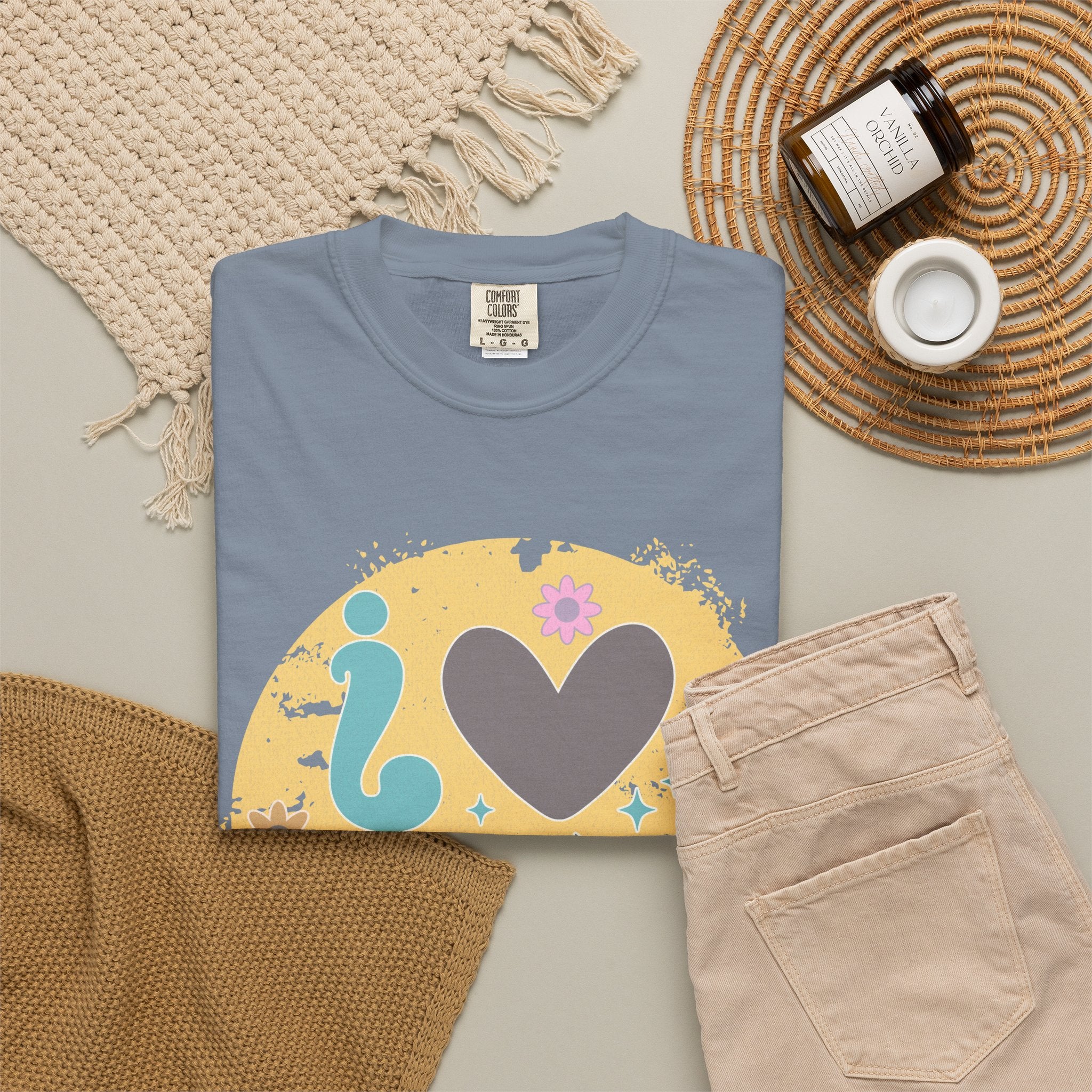 Funny Retro Self Love Retro Textured Tee