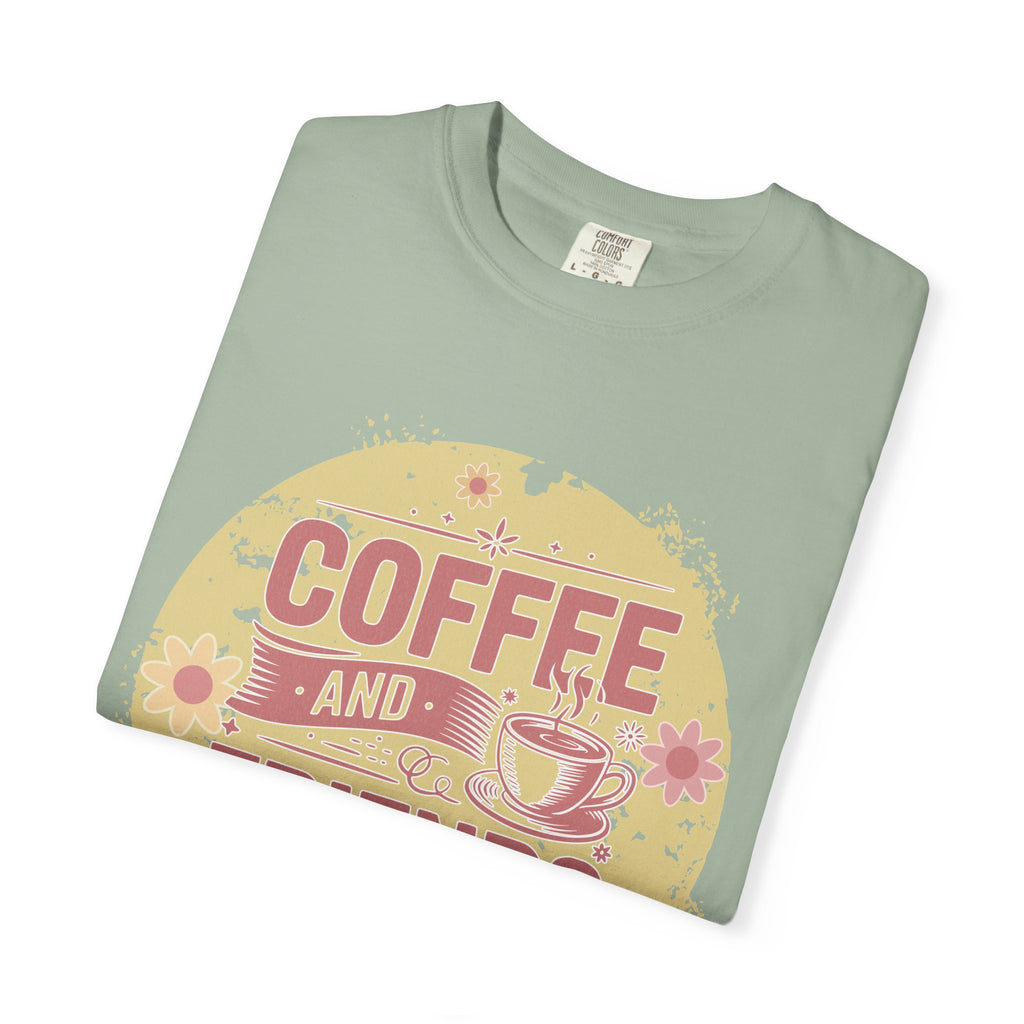 Coffee and Friends Textured T-Shirt — 'Makes the Perfect Blend' Casual Tee