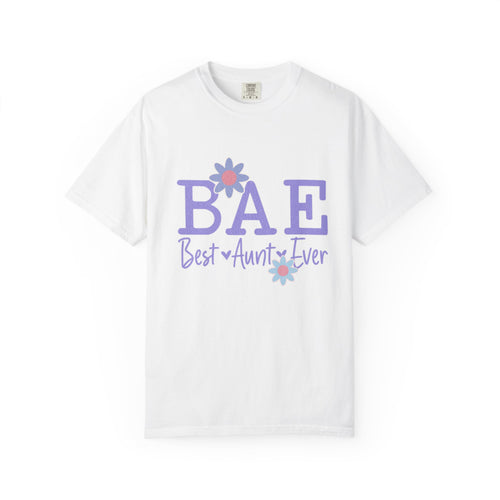 BAE Best Aunt Purple Textured Tee