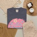 Birthday Girl Textured T-Shirt — Floral Pink Celebration Tee