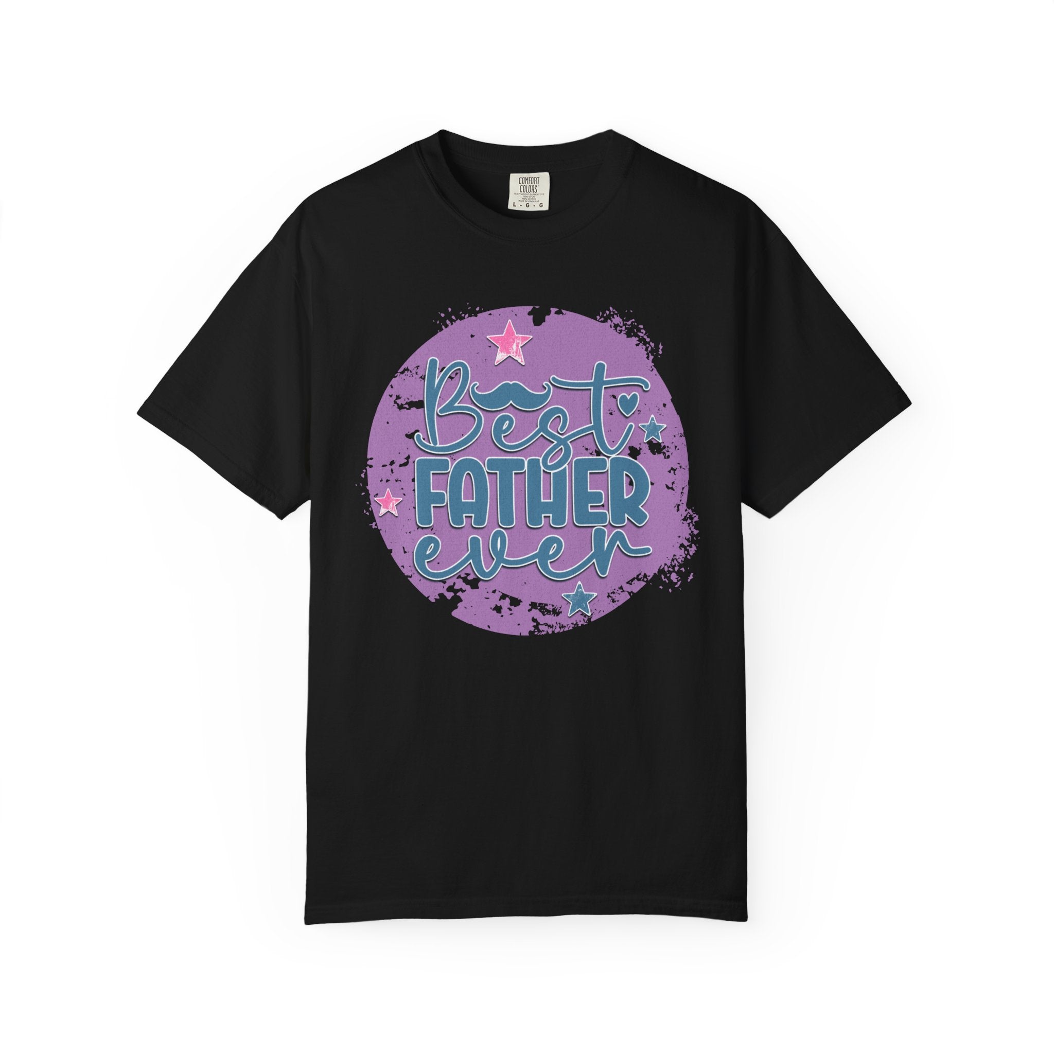 Best Father Ever Textured T-Shirt — Father’s Day Gift Tee
