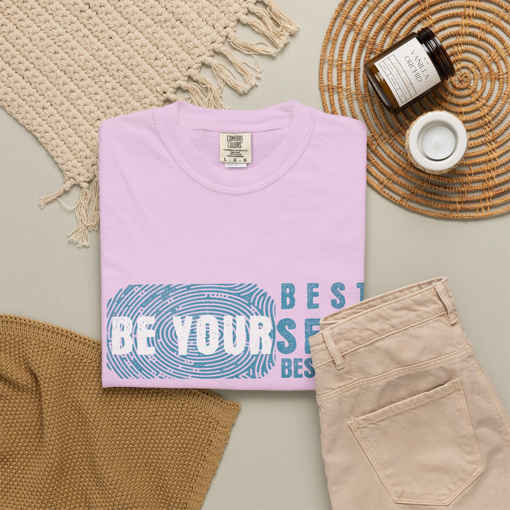 Textured Be Yourself Best Life T-Shirt