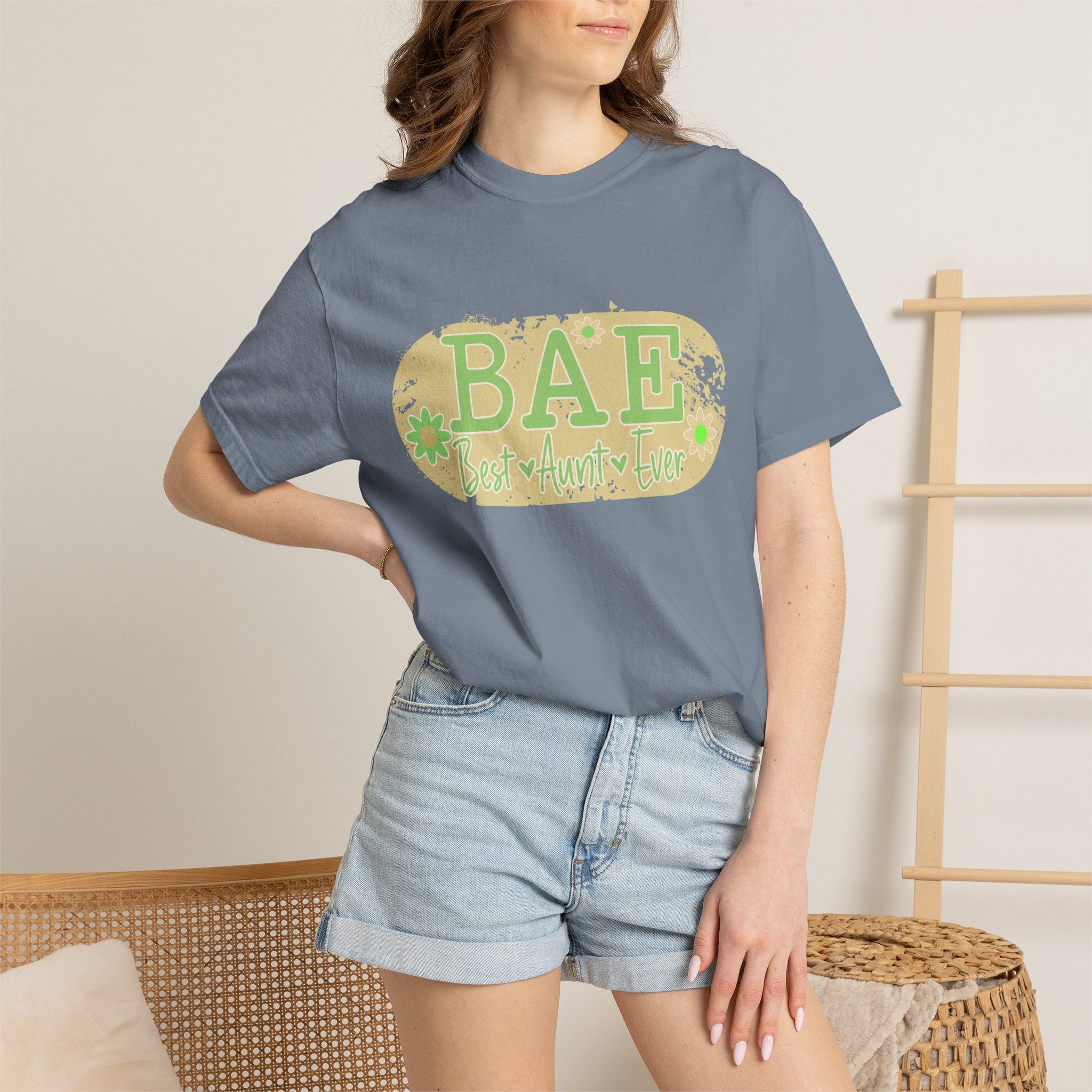 BAE Best Aunt Ever Textured T‑Shirt