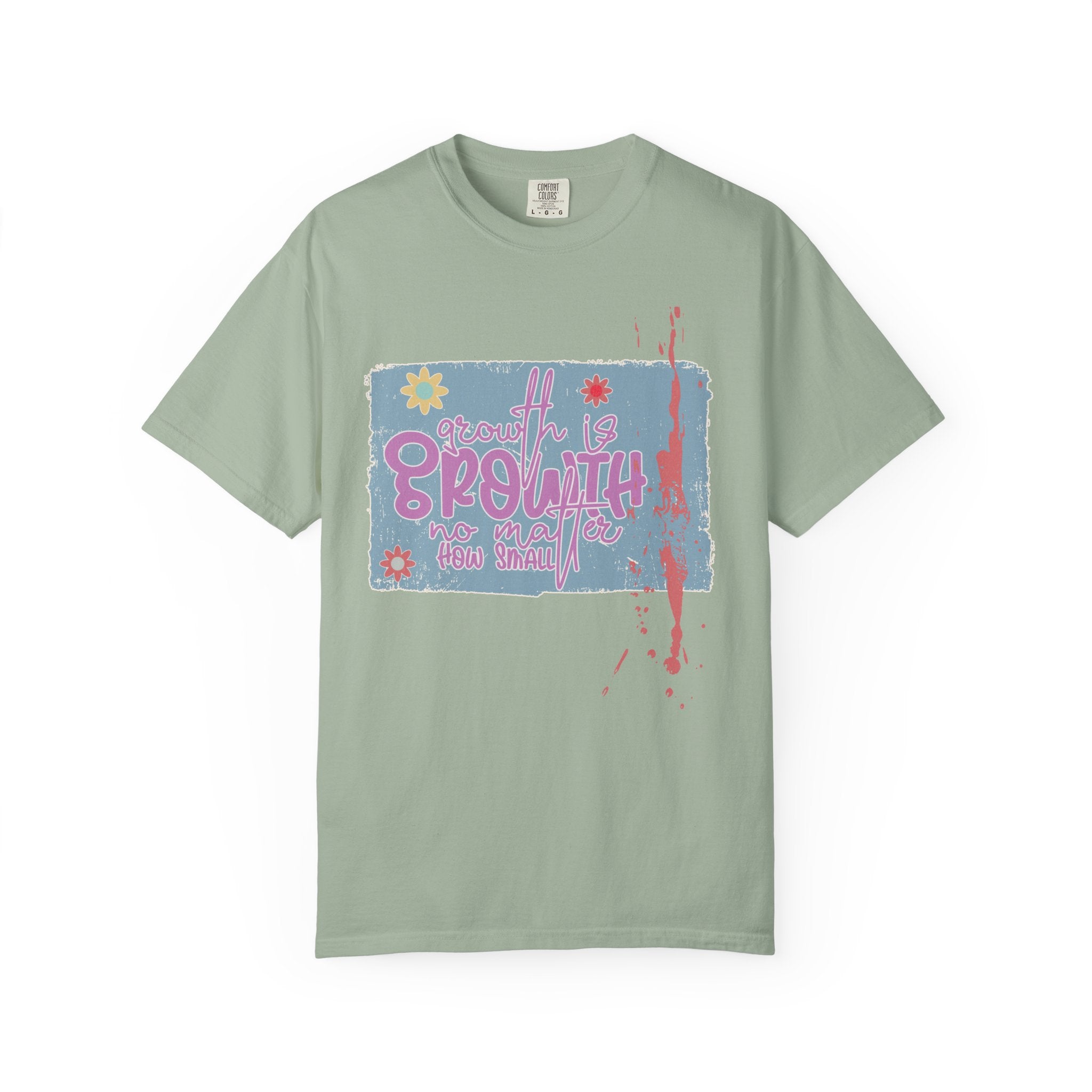 Textured Retro Growth Is Growth Tee