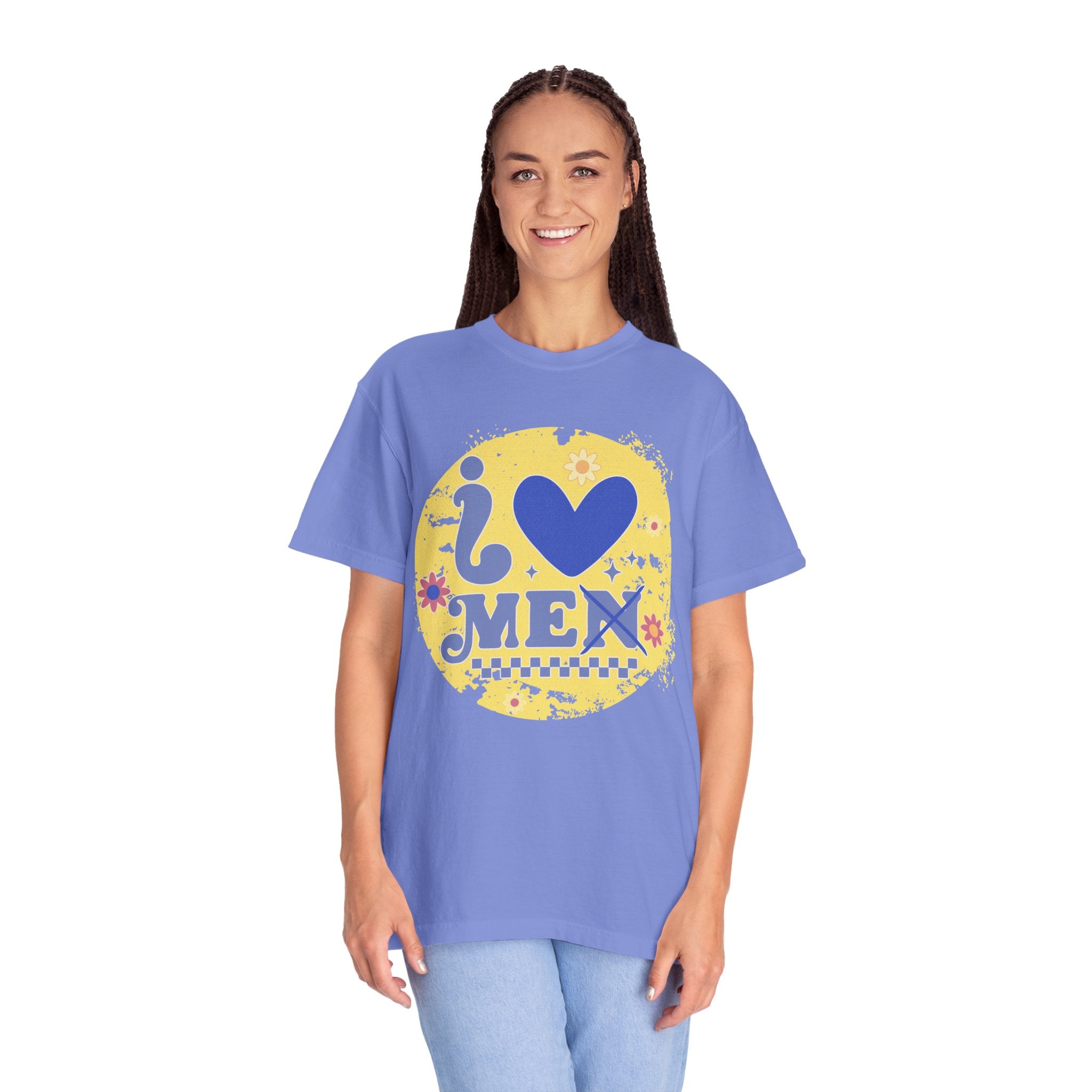 Funny Retro Self Love Textured Tee