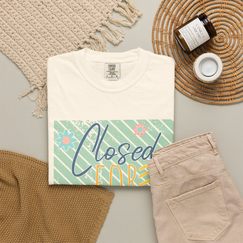 Closed For Social Media Detox Textured Tee