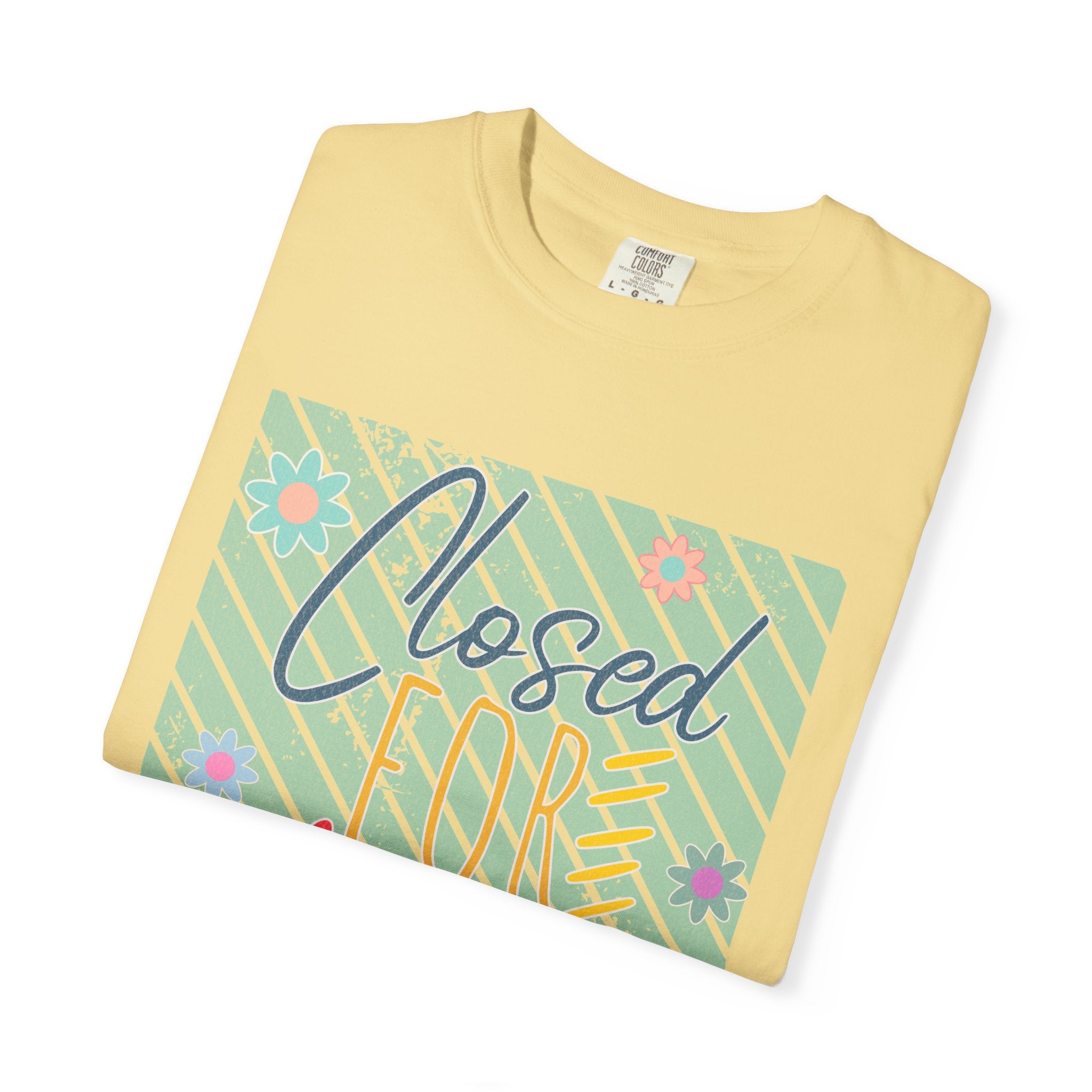 Closed For Social Media Detox Textured Tee