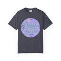 Dream Wish It Do It Textured T-Shirt — Inspirational Floral Graphic Tee