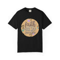 Faith Makes Things Possible T-shirt | Textured Inspirational Typography