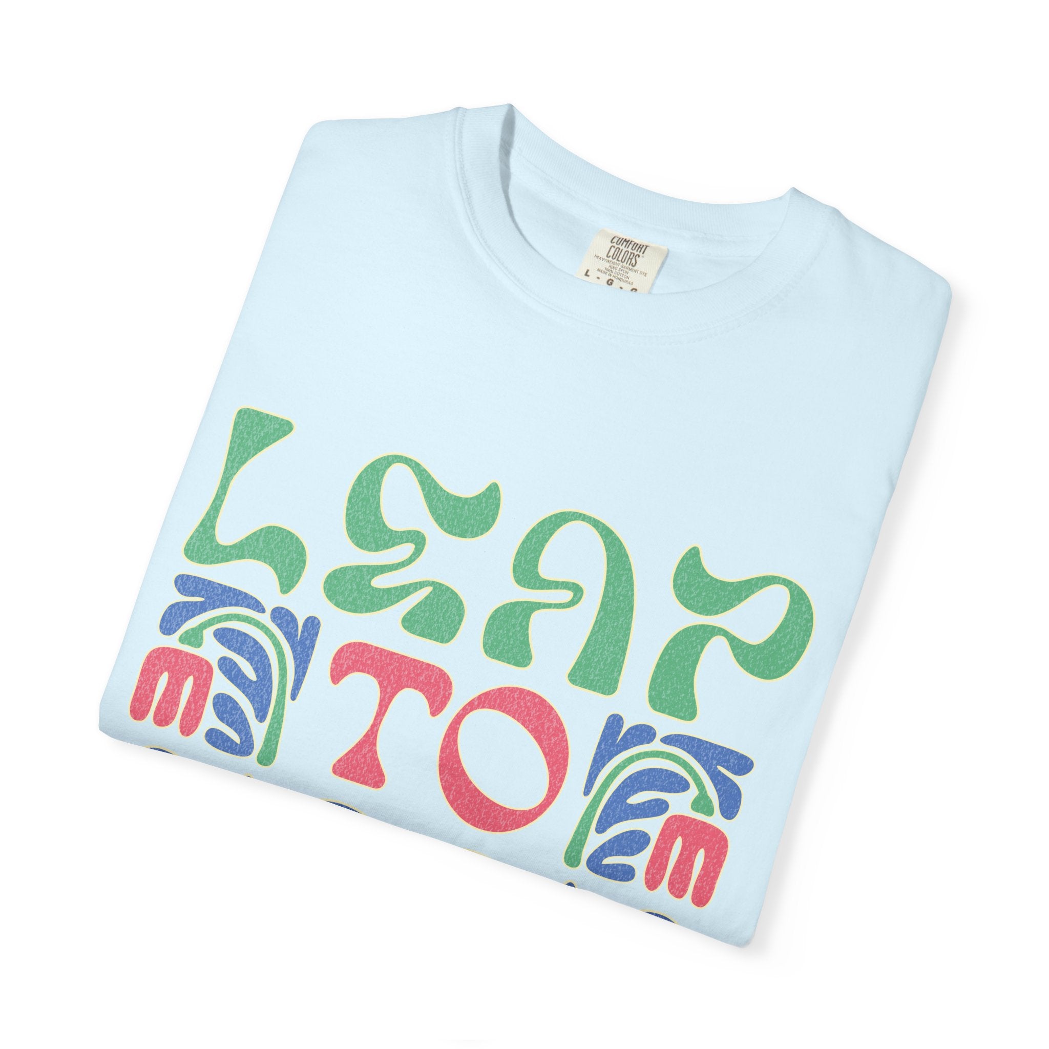 Leap To Soar T-shirt |Textured Retro Psychedelic Typography
