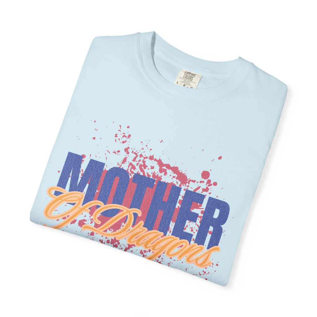 Mother of Dragons Textured T-Shirt — Bold Fantasy Tribute Tee