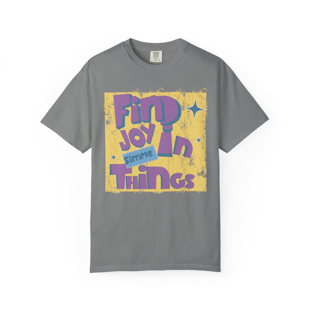 Find Joy In Small Things Textured T-Shirt