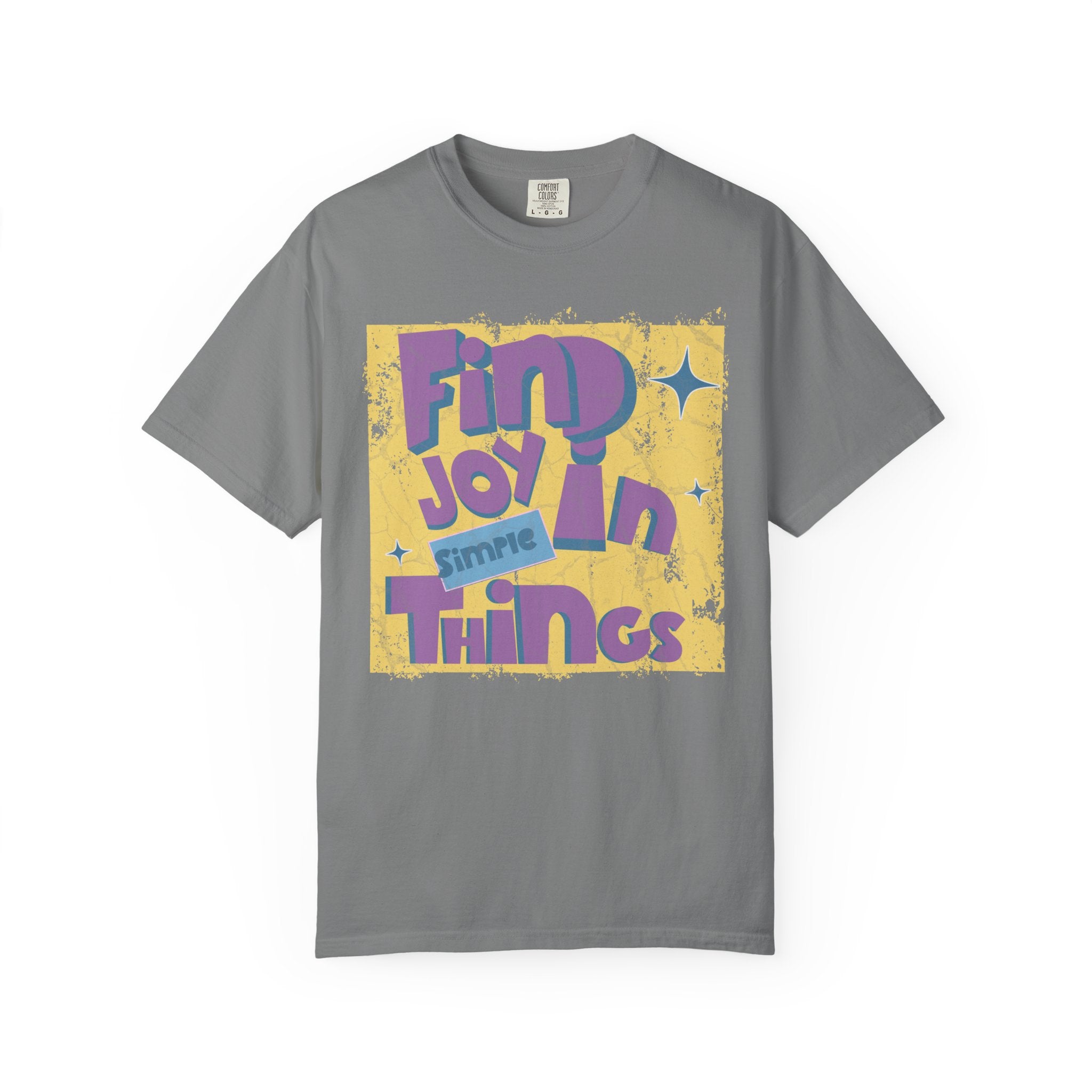 Find Joy In Small Things Textured T-Shirt