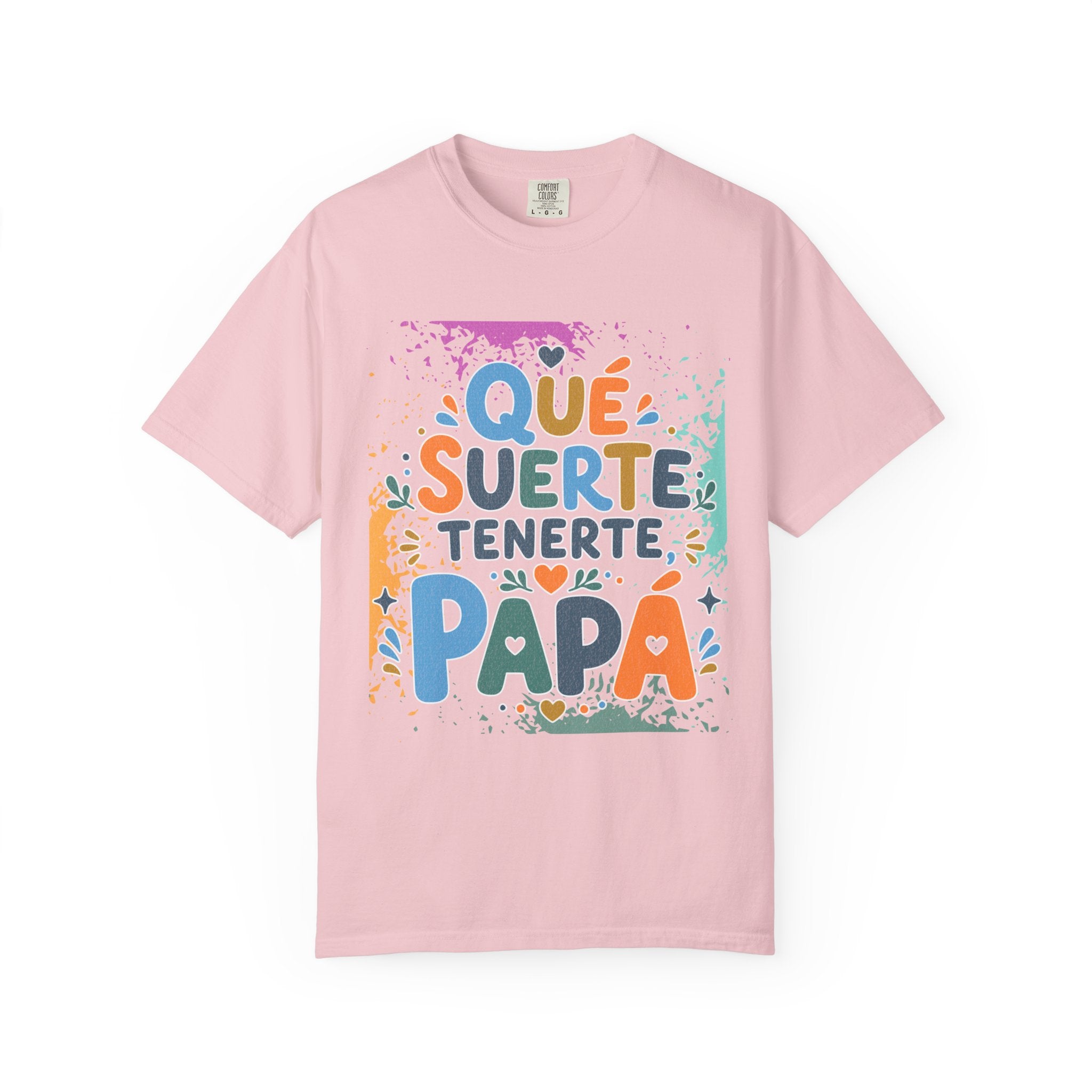 Qué Suerte Tenerte, Papá — Father's Day Textured T-Shirt