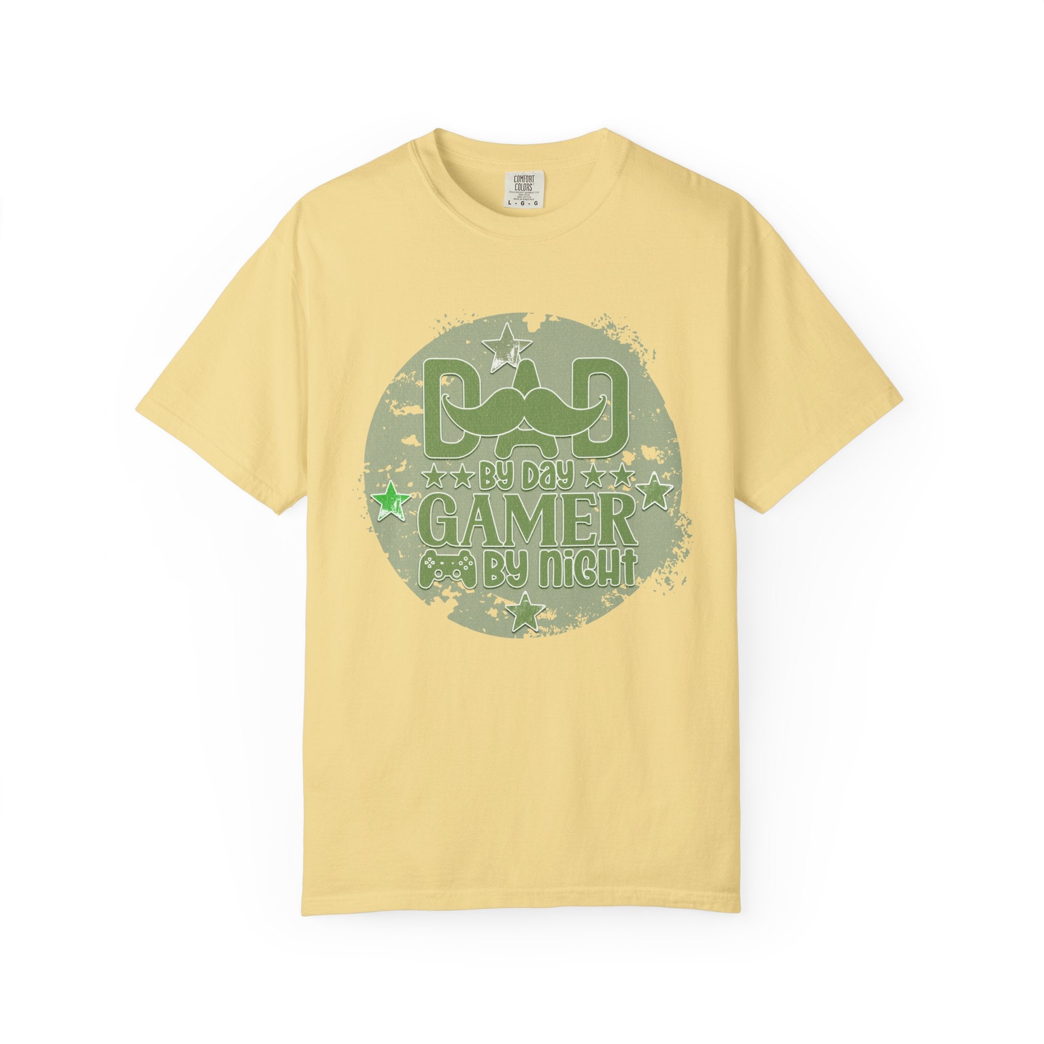 Dad By Day Gamer By Night Textured T-Shirt