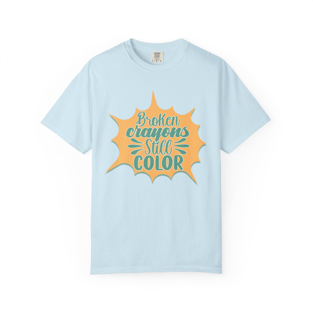 Broken Crayons Still Color Textured T-Shirt