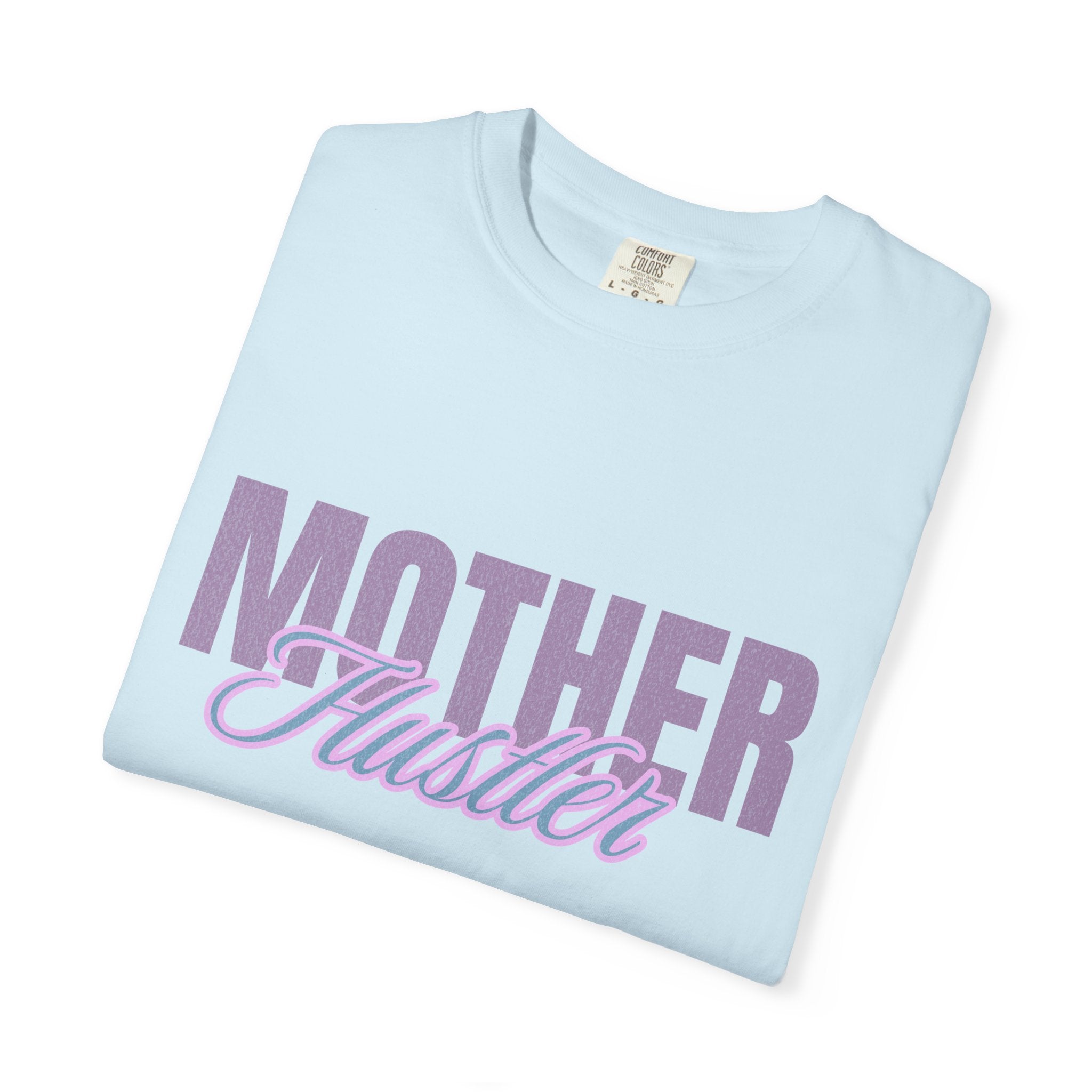 Retro Mother Hustler Vintage Tee Textured Garment-Dyed T-shirt