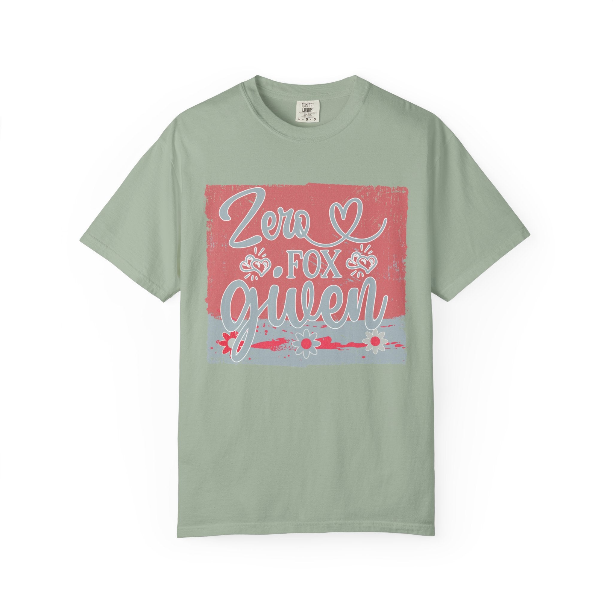 Textured Zero Fox Given T‑Shirt — Funny Retro Rose Graphic Tee