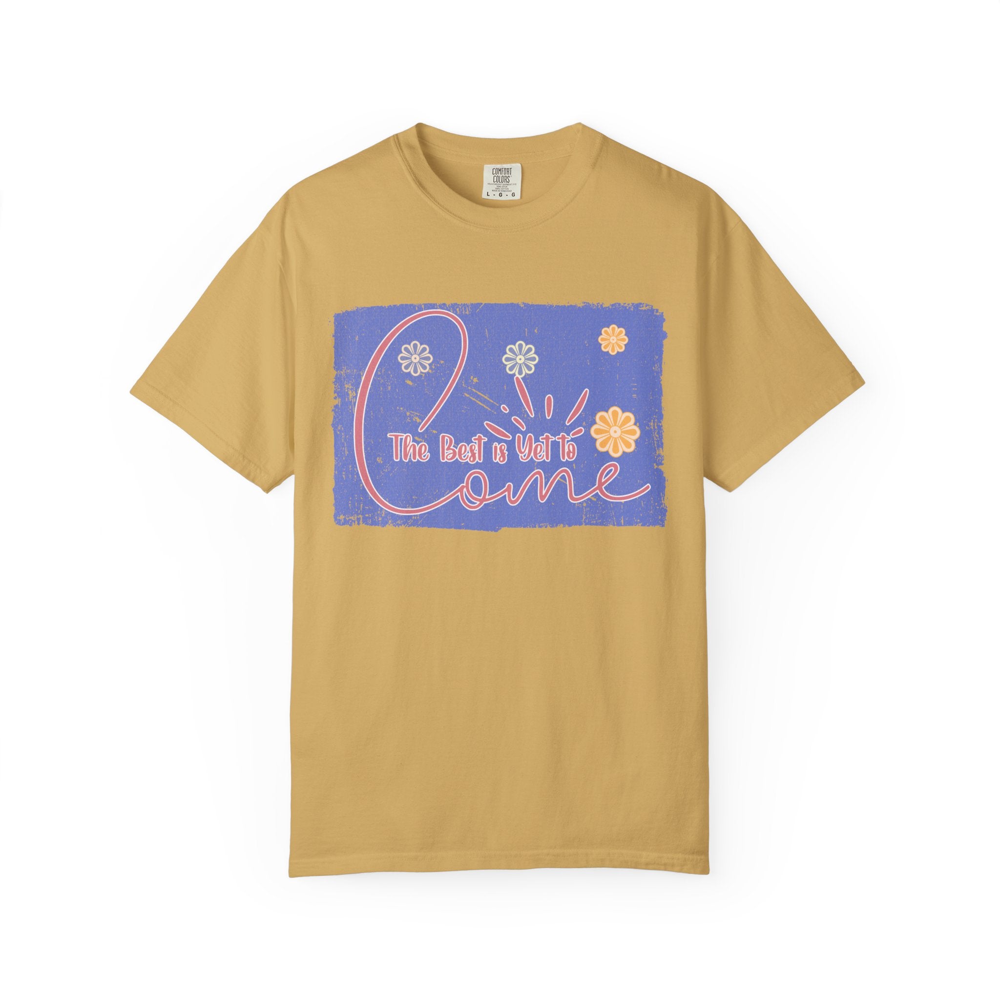 Retro Best Yet Come Tee | Textured Floral Handwritten Graphic