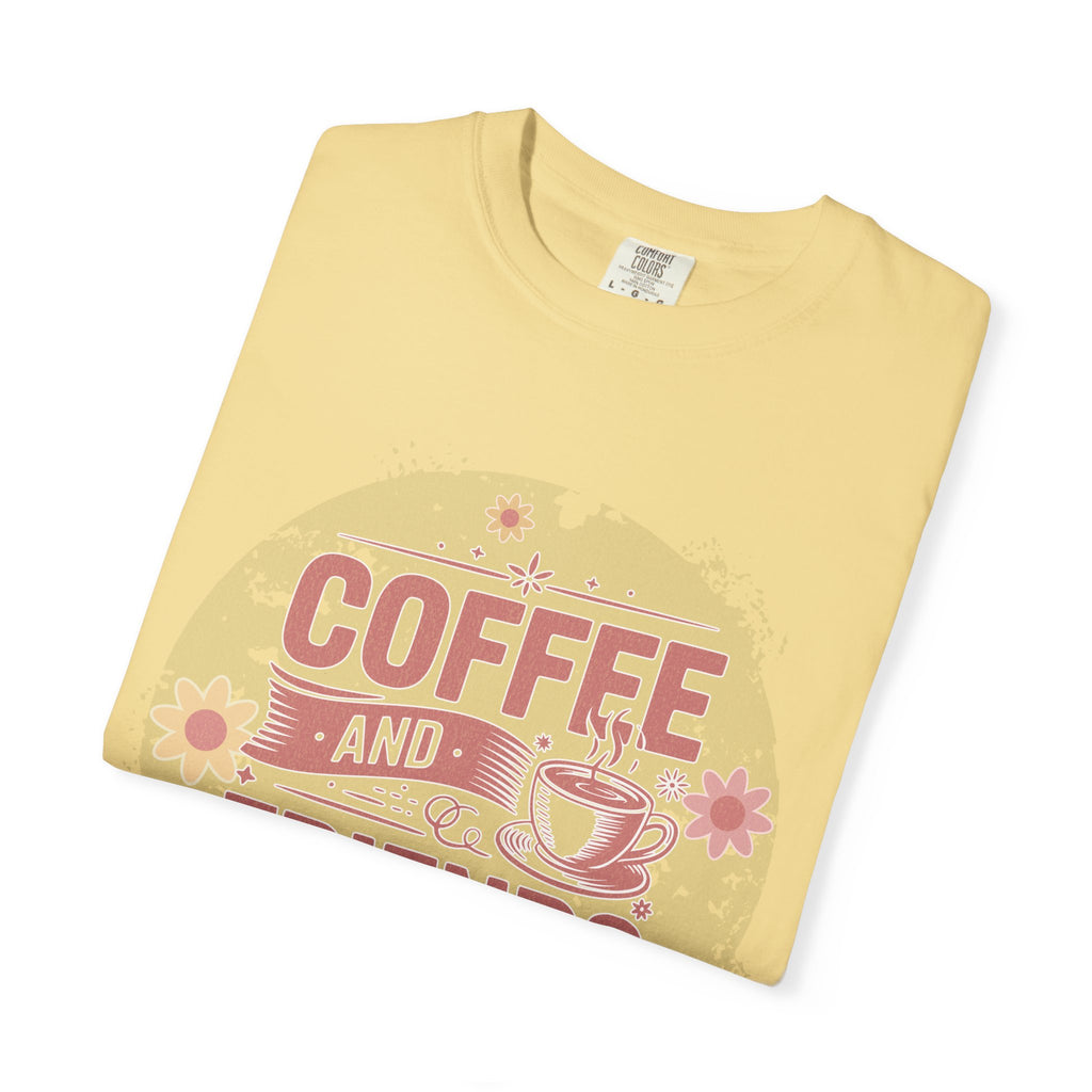 Coffee and Friends Textured T-Shirt — 'Makes the Perfect Blend' Casual Tee